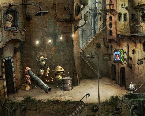 Machinarium:  Robottien rakastuntaruno ja absurdin futuristisekoista seikkailu!